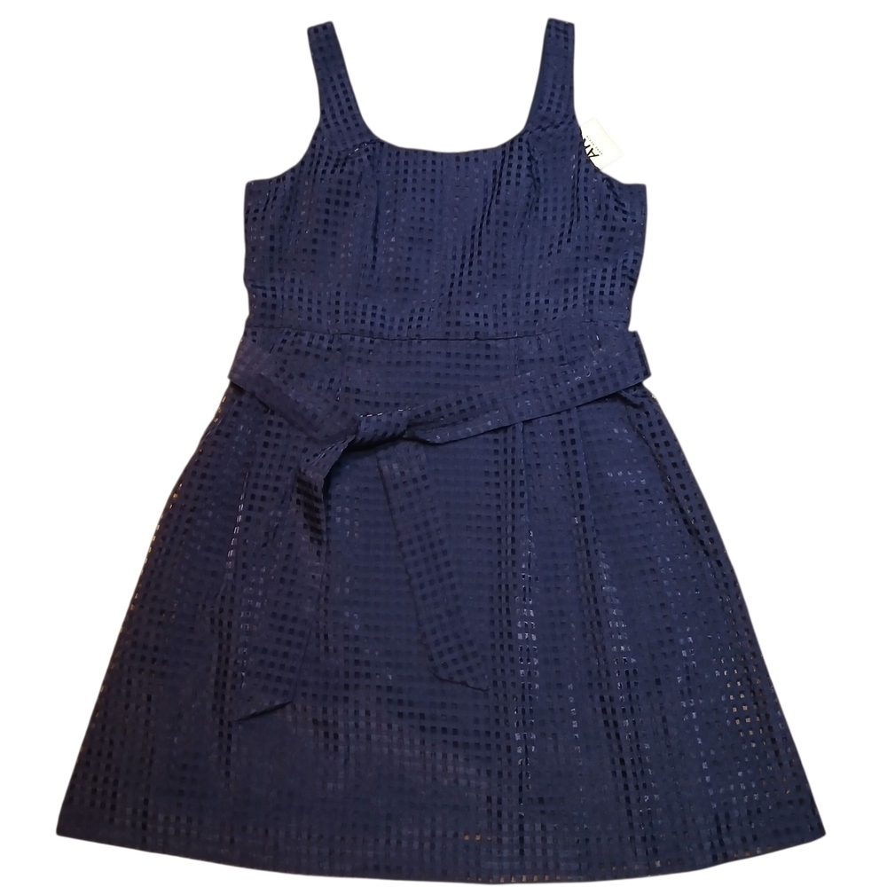Anne Klein Midi Dress with Belt NWT